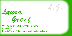 laura greif business card